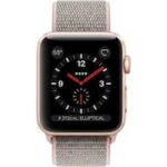 Apple Watch Series 3 GPS + Cellular Smartwatch (Silver Strap, 42mm)