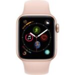 Apple Watch Series 4 GPS + Cellular Smartwatch (White Strap, 44mm)