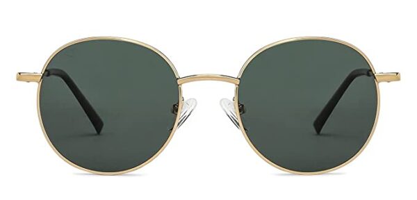 Vincent Chase Eyewear By Lenskart | Full Rim Round Branded Latest and Stylish Sunglasses | Polarized and 100% UV Protected | Men & Women | Medium | VC S13112-Pack of 1 - Image 2