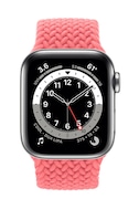 Apple Watch Series 6 GPS + Cellular Smartwatch (White Strap, 40mm)